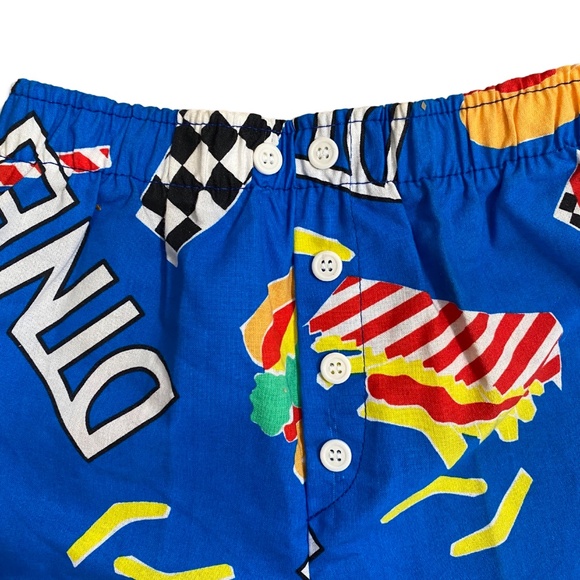 Vintage Diner print easy shorts (kids) - Picture 4 of 7